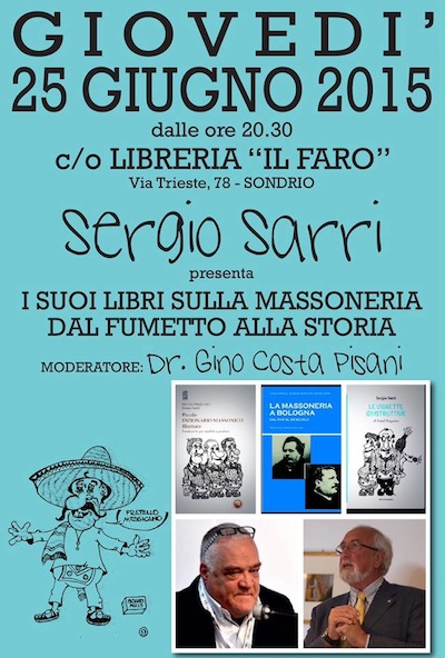 SERGIO SARRI presenta i suoi libri sulla MASSONERIA 
