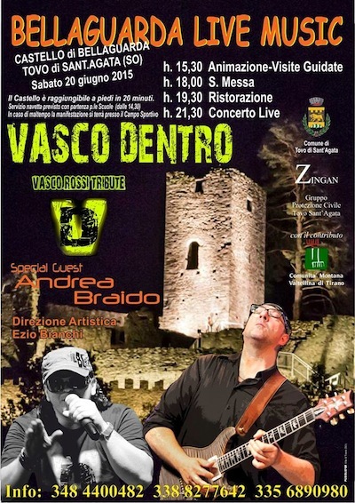 TOVO: Vasco DENTRO il Castello di Bellaguarda