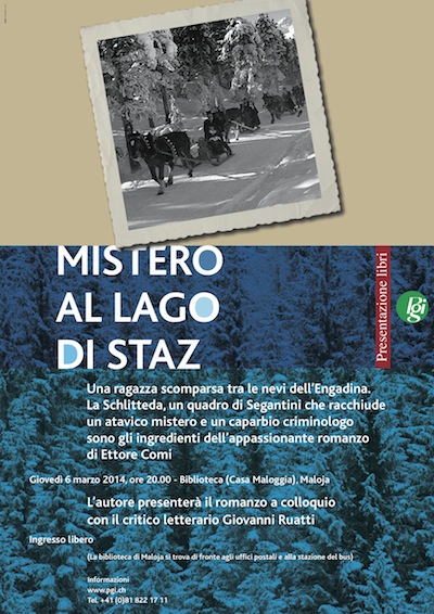Ettore COMI presenta il suo romanzo a MALOJA