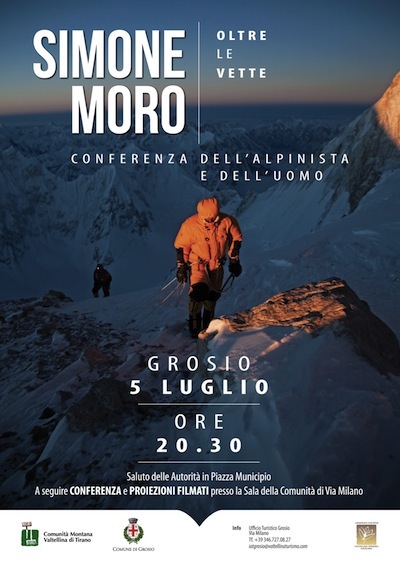GROSIO e l'alpinismo raccontato da Simone Moro  