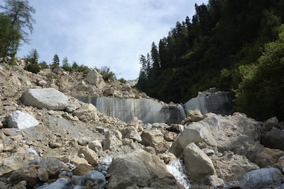 Il torrente Val Schais della Val Monastero