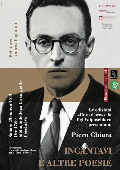 A POSCHIAVO si riscopre Piero Chiara
