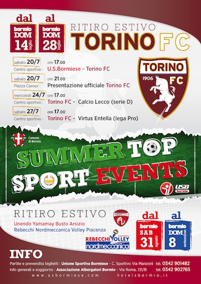 I giocatori del TORINO in ritiro a BORMIO