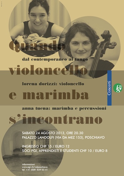 Violoncello e Marimba si incontrano a POSCHIAVO