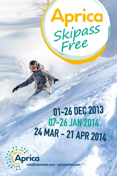 Linverno di APRICA  Skipass Free!  