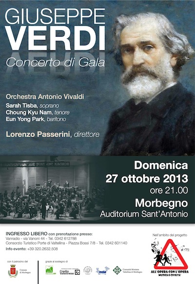 Concerto di Gala su musiche di VERDI a MORBEGNO