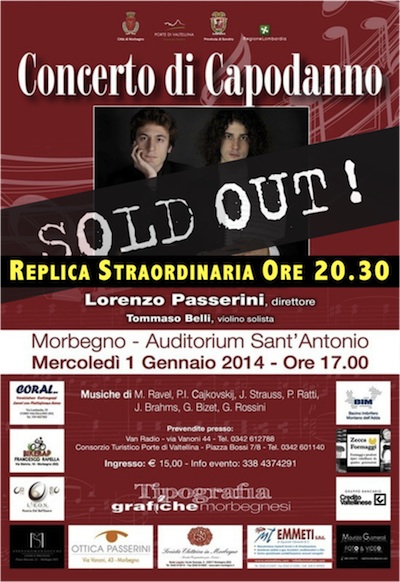 Concerto di Capodanno a MORBEGNO