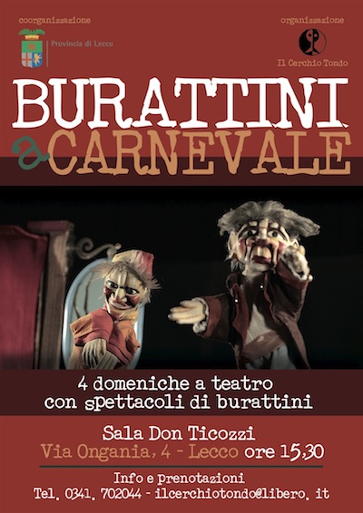 Vanno in scena i BURATTINI a LECCO!