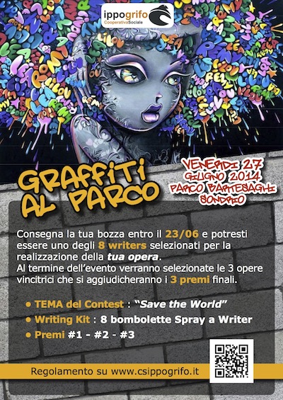 A SONDRIO WRITERS protagonisti al parco Bartesaghi