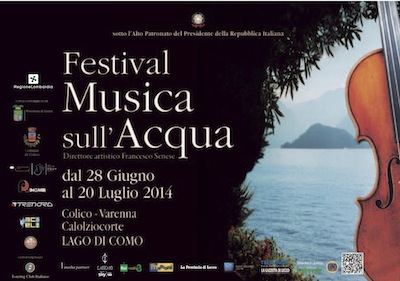 LAGO DI COMO: al via il Festival MUSICA SULLACQUA