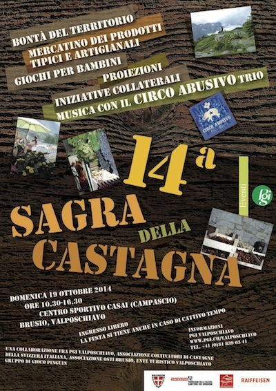 La SAGRA DELLA CASTAGNA anima BRUSIO