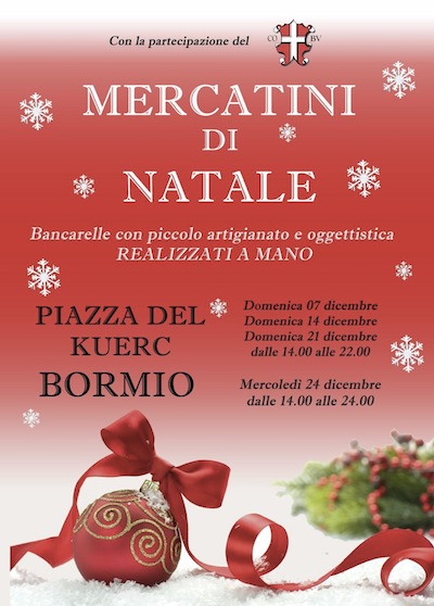 BORMIO presenta i Mercatini di Natale