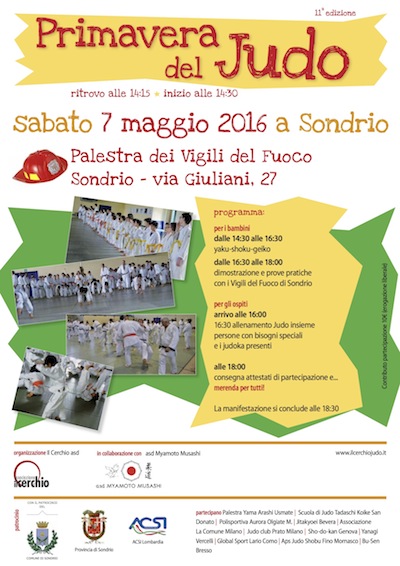 A SONDRIO la “primavera del judo”  