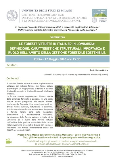 Universit della Montagna di EDOLO