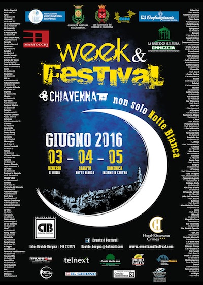 WEEK&FESTIVAL CHIAVENNA… NON SOLO NOTTE BIANCA 