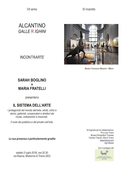 Il sistema dell’arte spiegato alla GALLE R IGHINI  
