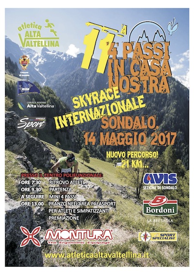 SONDALO ha la SUA Skyrace Internazionale