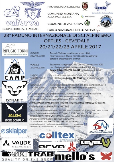 Raduno Internazionale di Sci Alpinismo ORTLES – CEVEDALE 