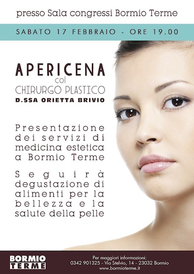 A BORMIO un apericena con il chirurgo plastico