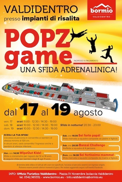 POPZ GAME: la VALDIDENTRO per i BAMBINI