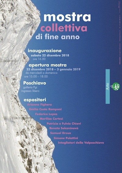 Mostra di fine anno alla Galleria PGI di POSCHIAVO