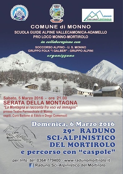 Parte dalla VALCAMONICA la scalata in ciaspole del MORTIROLO