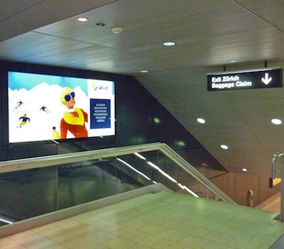 ST. MORITZ accoglie i viaggiatori allaeroporto di Zurigo