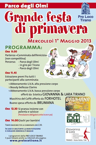 A TIRANO  Festa di primavera 