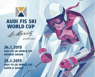 AUDI FIS SKI WORLD CUP LADIES. A ST. MORITZ