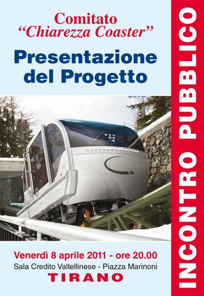 Comitato chiarezza Coaster, incontro a Tirano 