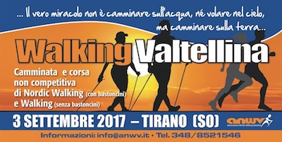 TIRANO invita a Walking Valtellina