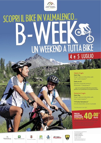 La VALMALENCO vola sulle due ruote con B-WEEK