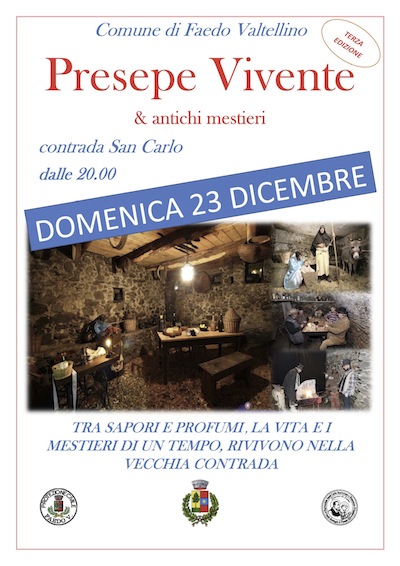 A FAEDO la casa del presepe vivente