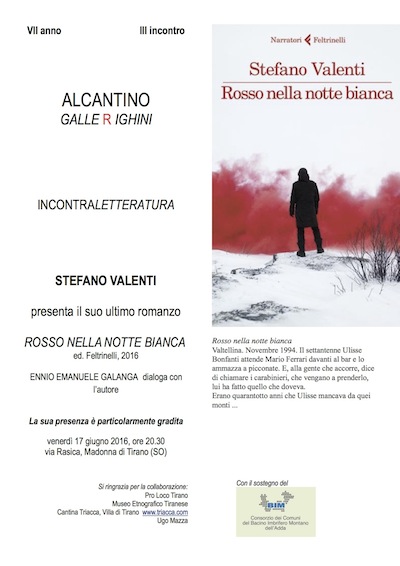 Stefano Valenti ospite alla GALLE R IGHINI