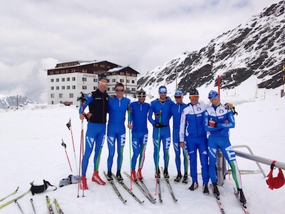 Raduno Squadra di Coppa del Mondo al PASSO DELLO STELVIO