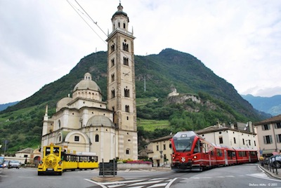 Trenini Rosso e Giallo a Tirano!