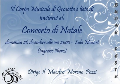 CONCERTO DI NATALE A GROSOTTO