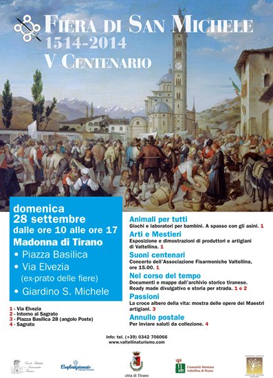 a Tirano FIERA SAN MICHELE mezzo millennio