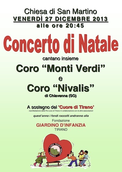 Concerti di Natale in VALTELLINA