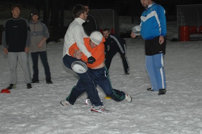L’Asd Rugby Livigno gioca sulla neve