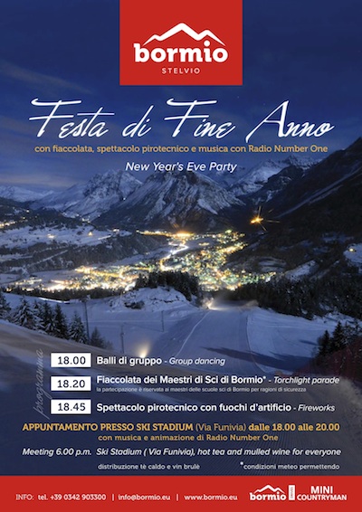 A BORMIO il Capodanno  sulle piste di sci