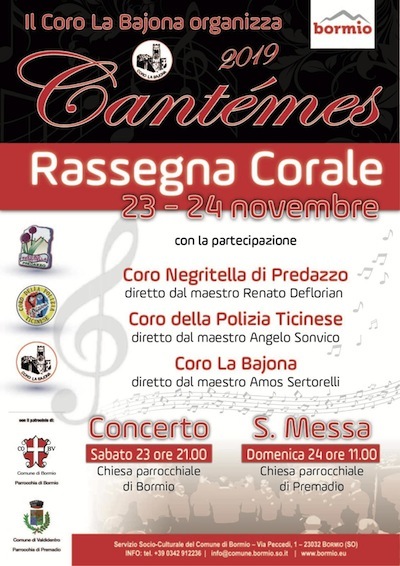 BORMIO in musica con CANTEMES