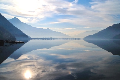 Il Lago di Novate Mezzola nello scatto di Ivana Cerfoglia