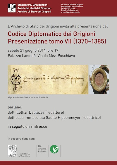 Il Codice Diplomatico dei GRIGIONI