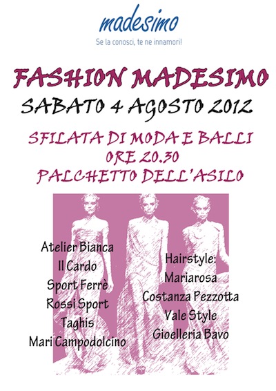 A MADESIMO lestate  fashion