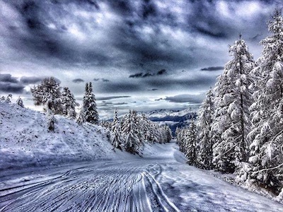 Nevicata in diretta dall’APRICA