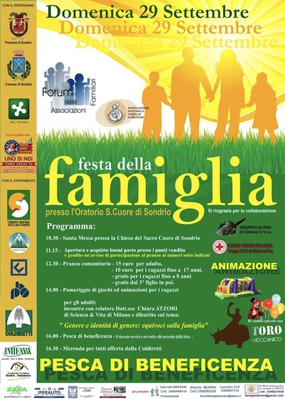 Festa della FAMIGLIA a SONDRIO