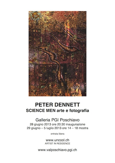 Artist in residence a POSCHIAVO,  la volta di Peter DENNETT