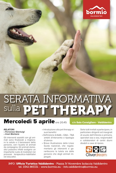 In VALDIDENTRO si scopre la PET THERAPY