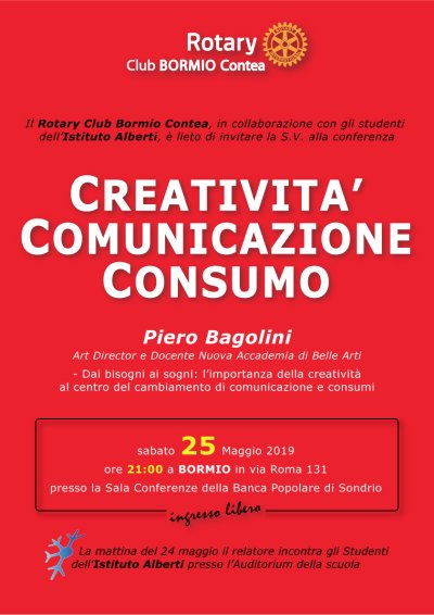 CREATIVITA' - COMUNICAZIONE - CONSUMO